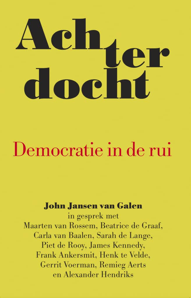 Achterdocht: Democratie in de rui (omslag)